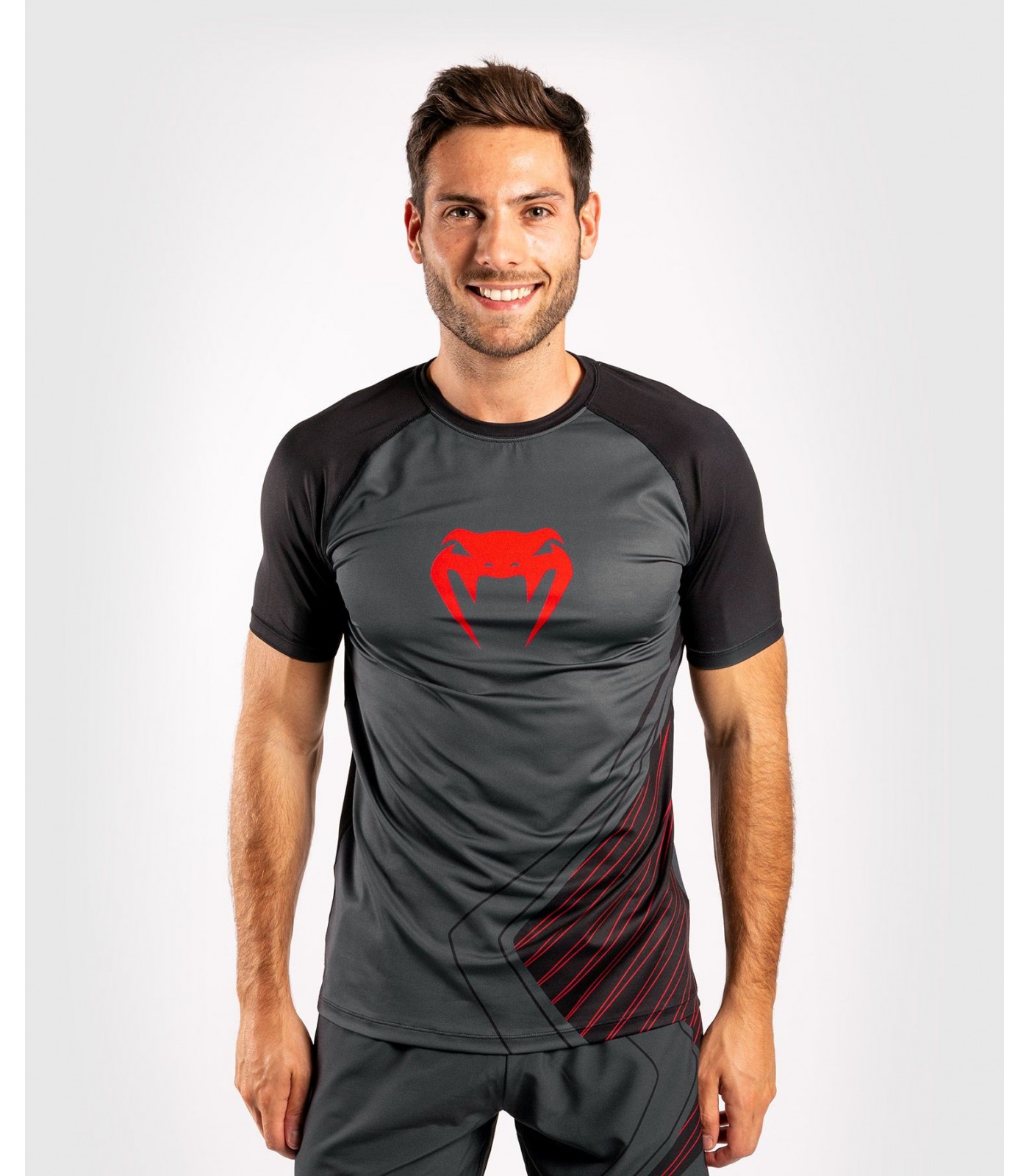 Тениска - Venum Contender 5.0 Dry-Tech T-shirt - Black/Red​